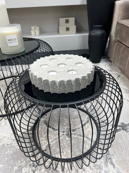 Limestone Tealight Tray