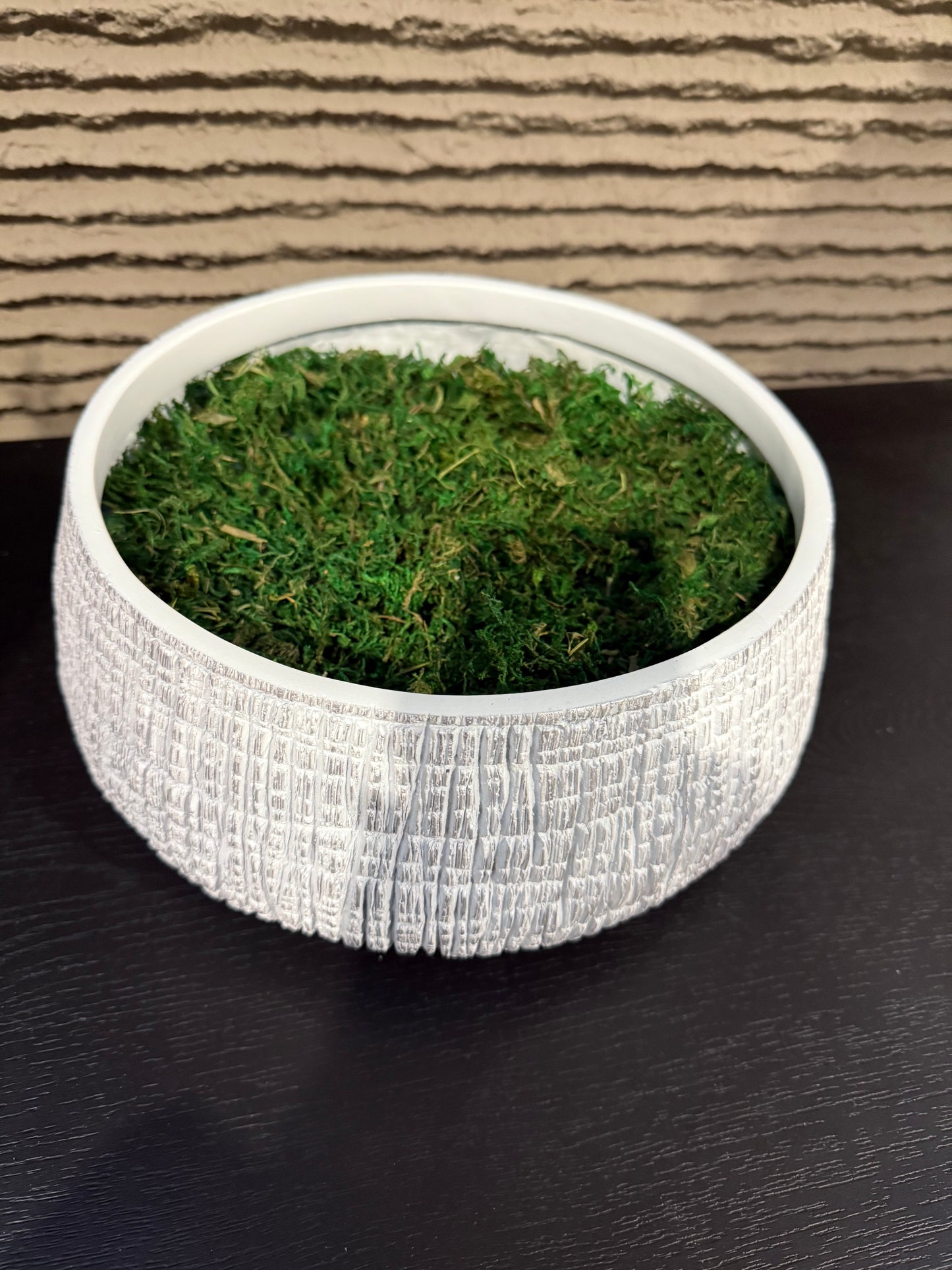 Textured Bowl White / Black