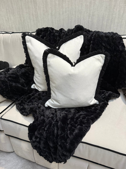 Paul Moneypenny Koochickoo Black Throw