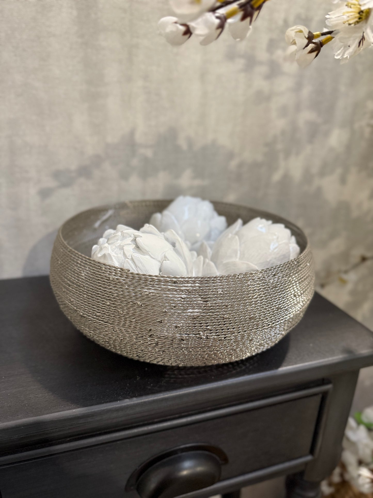 Silver Metal Bowl