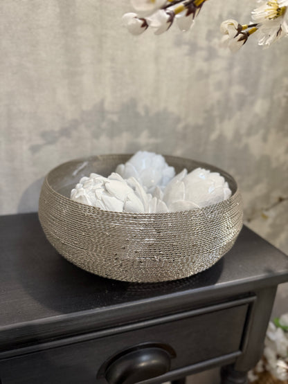 Silver Metal Bowl
