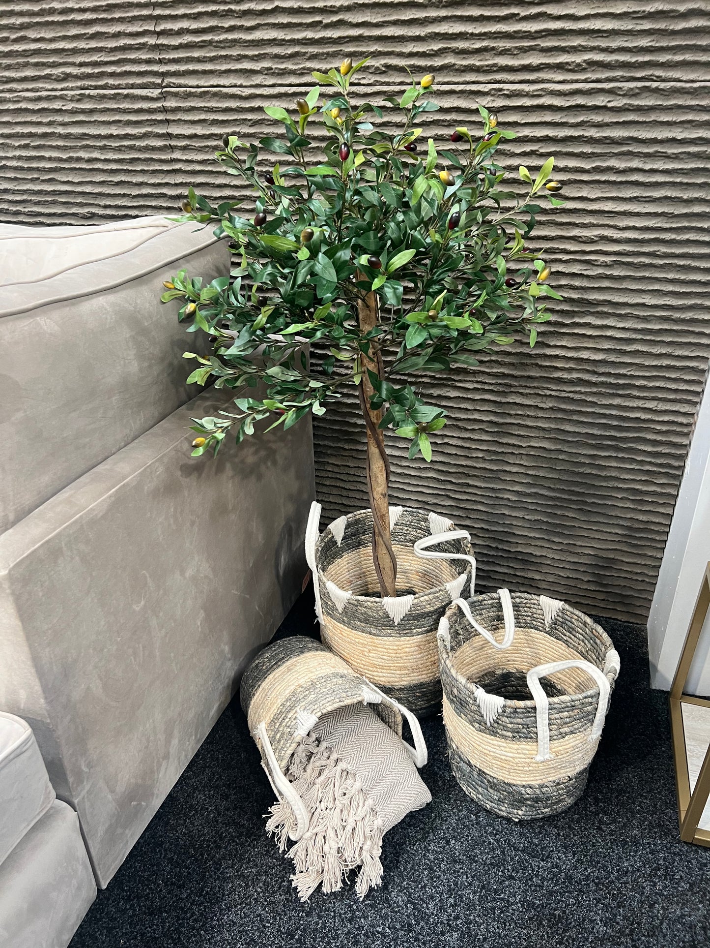Artificial Olive Tree Plant - 4ft