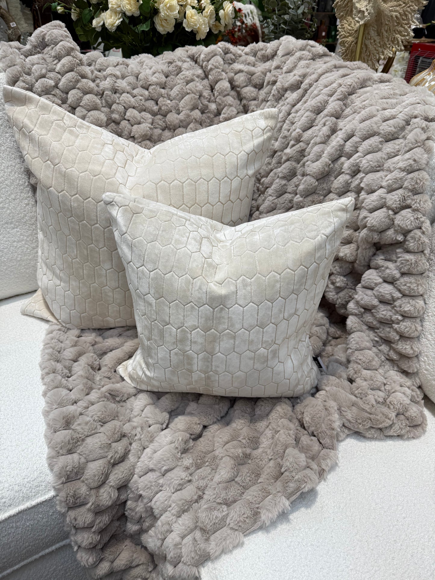 Paul Moneypenny Koochickoo Taupe Throw