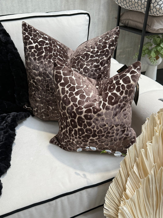 Paul Moneypenny Spoton Choc Cushions