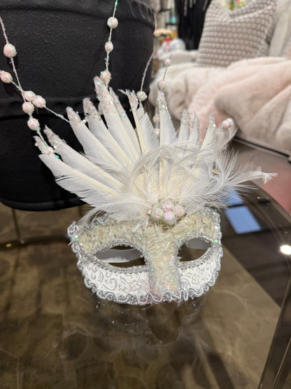 White Christmas Masks