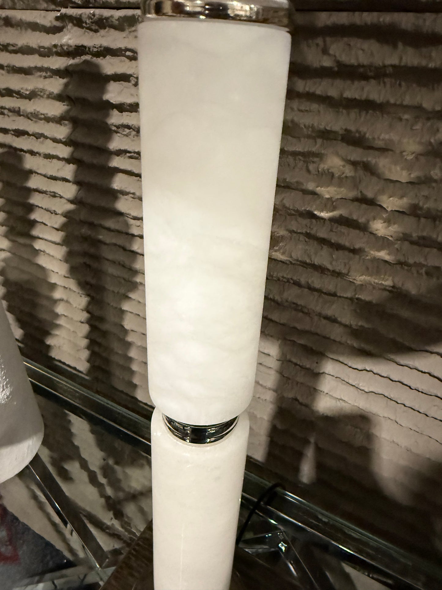 White Marble Table Lamp