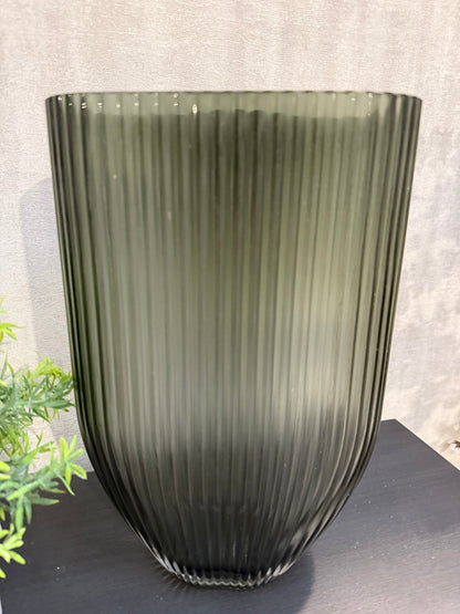 Smoked Glass Vase
