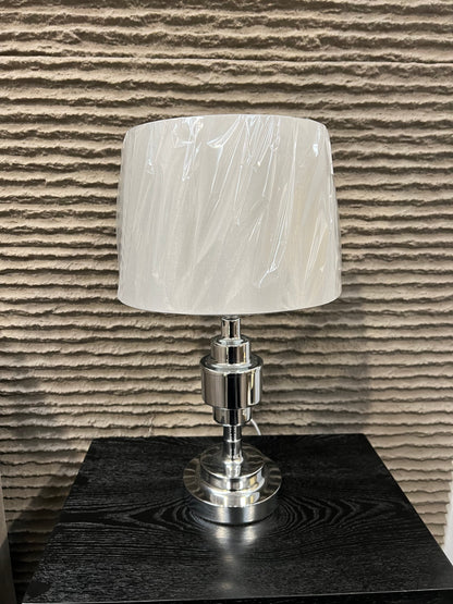Clio Silver Chrome Lamp