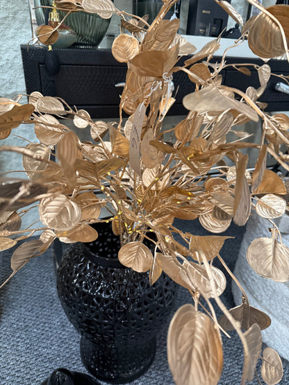 Lit Gold Leaves Branch - 2 PKTS (includes 2 branches in each box)