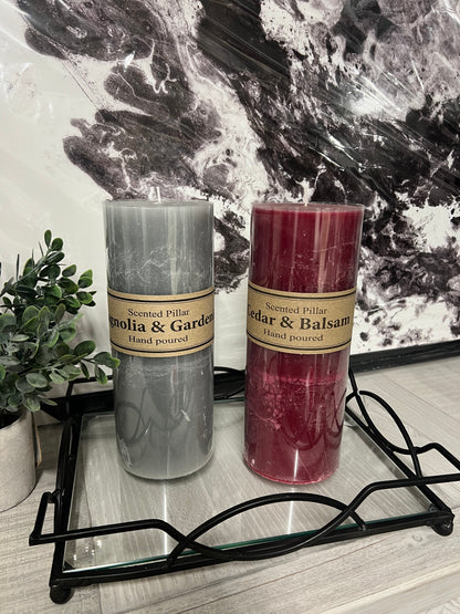 Large Pillar Scented Candles