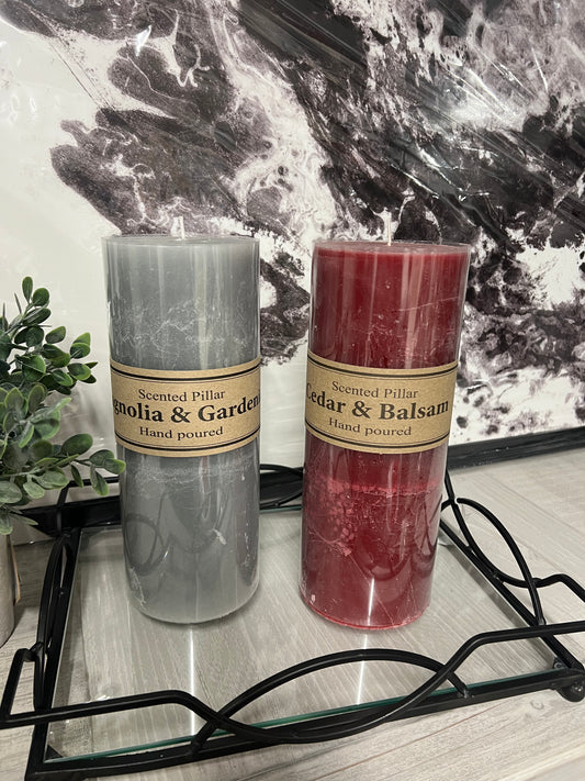 Large Pillar Scented Candles