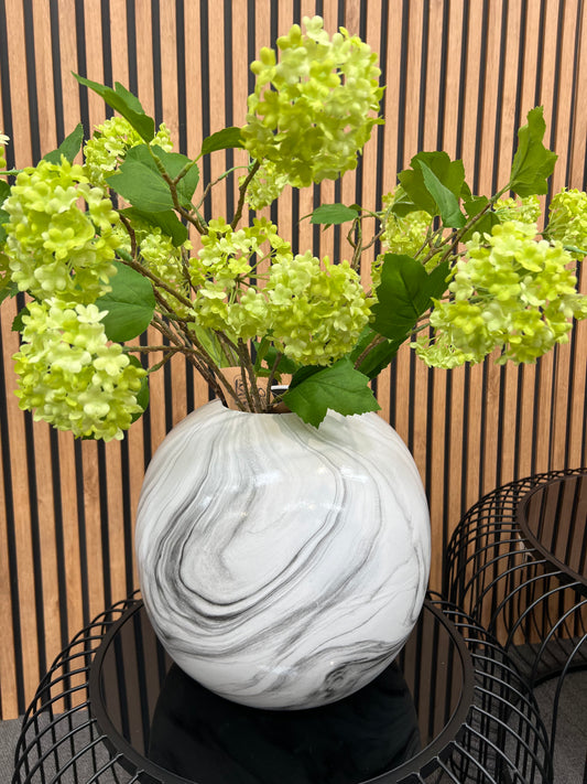 Large Marble Pudding Vase