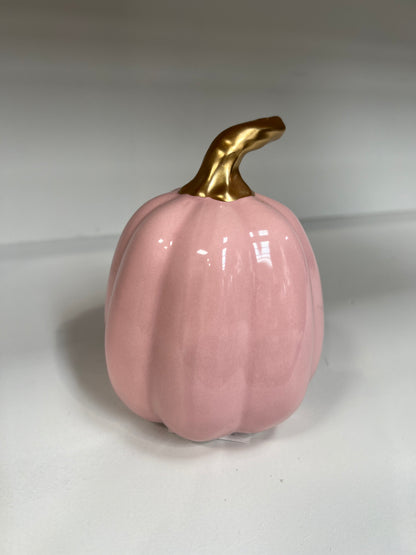 Ceramic Pumpkins - Pink