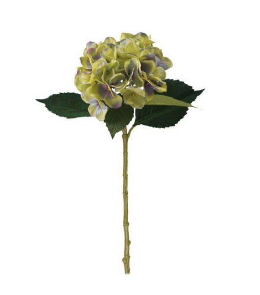 51cm Single Large Hydrangea Green