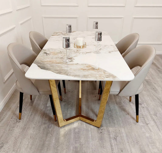 Aruba Dining Table & 4 Chairs