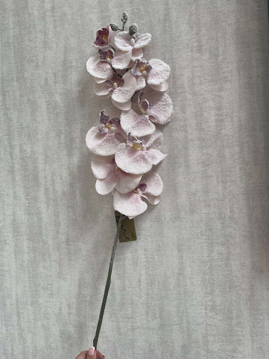 Pink Orchid Artificial Fiori 100cm Spray