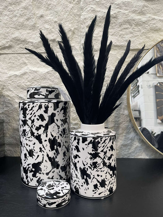 Monochrome Ginger Jars